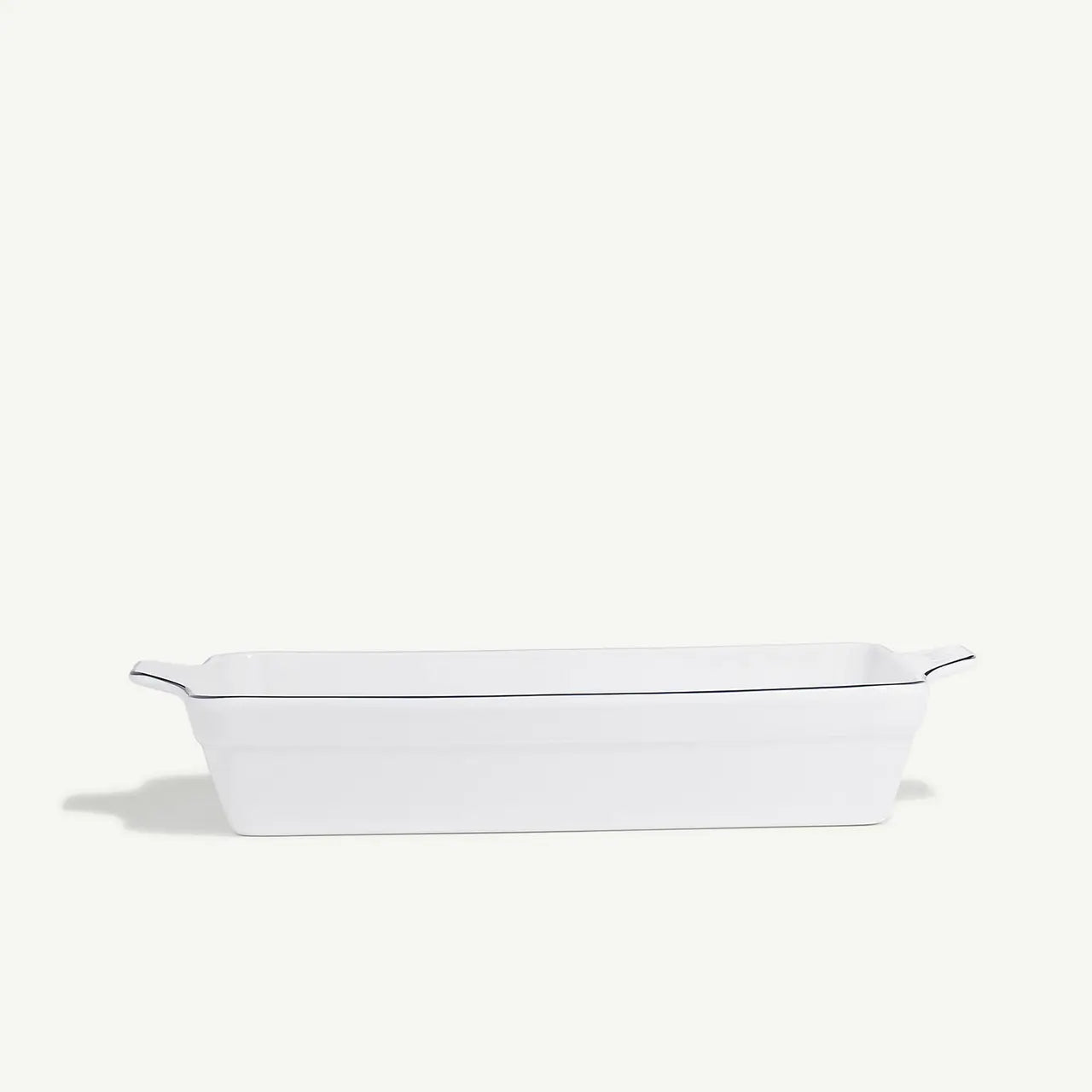 Made In 9x13" Baking Dish - White with Navy Rim