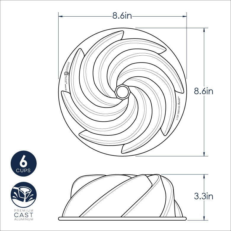 Heritage Bundt Pan 6 Cup