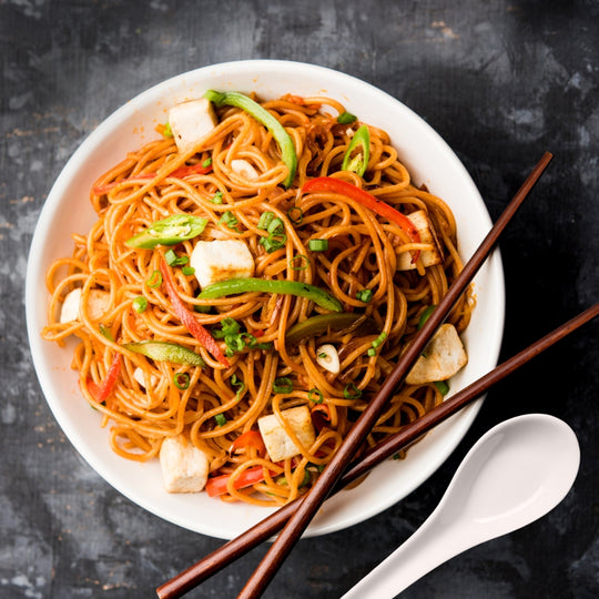 Noodle Bowl Set - White 6 piece