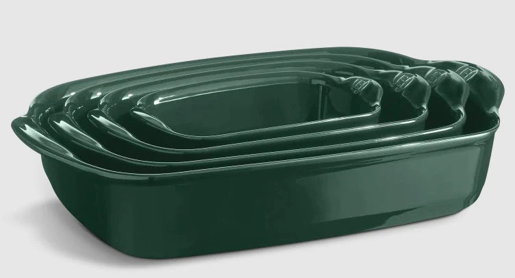 Emile Henry Large Rectangular Cedre Baking Dish - 42.5x28cm, 17x11", 4L