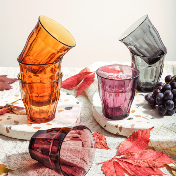 Duralex Picardie Plum Glass Tumblers 250ml S/4