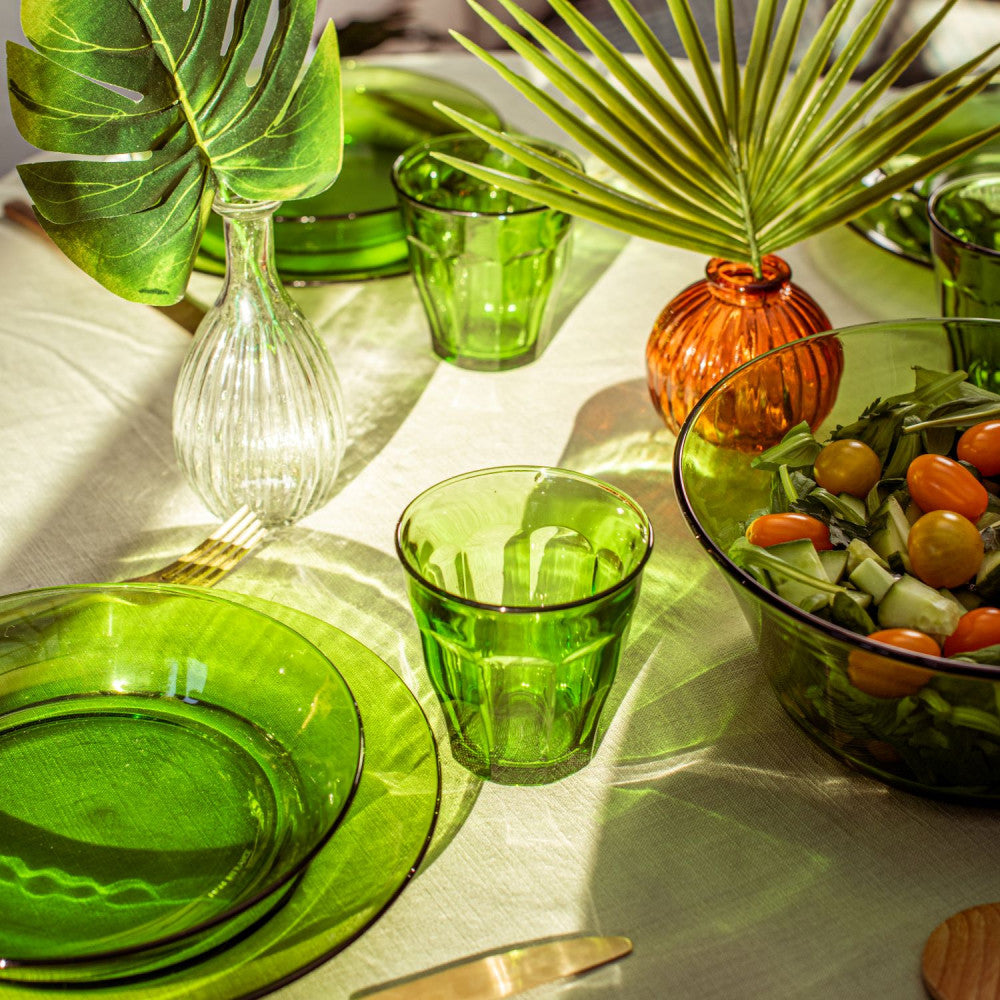 Duralex Picardie Green Glass Tumblers 310ml S/4