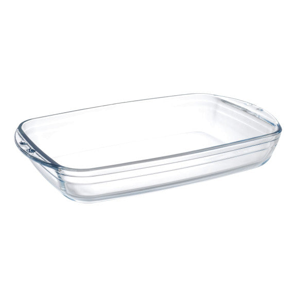 Duralex Ovenchef Reversible Casserole Dish with Lid 35x22cm