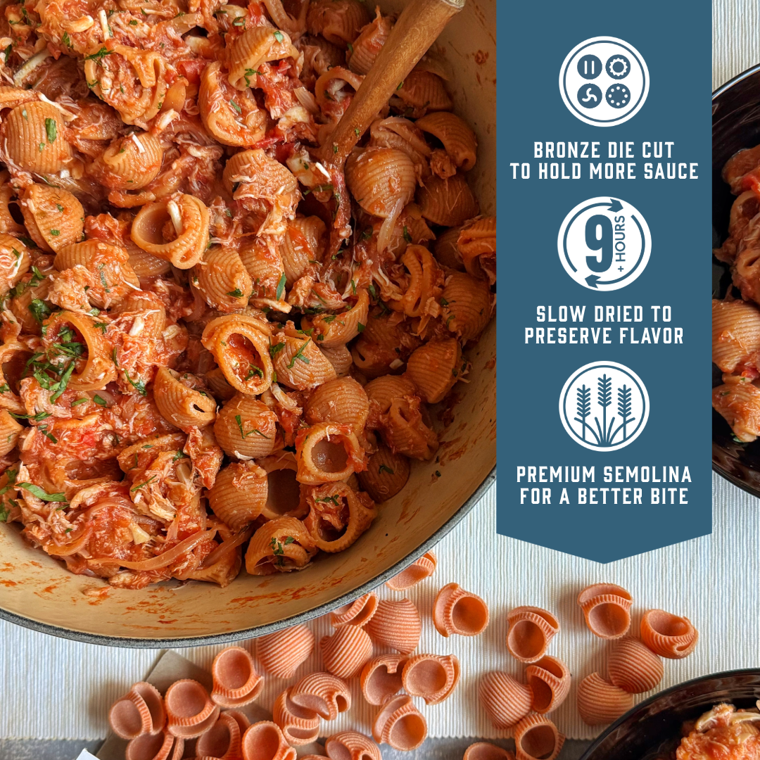 Calabrian Chili Lumache, Limited-Edition Specialty Pasta