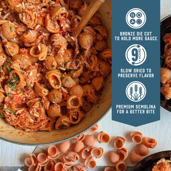 Calabrian Chili Lumache, Limited-Edition Specialty Pasta