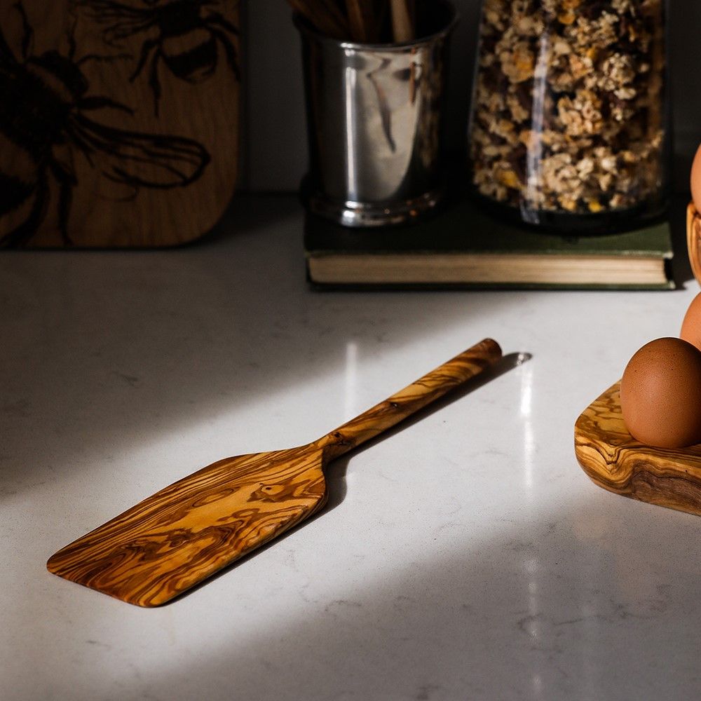 Olive Wood - Long Spatula