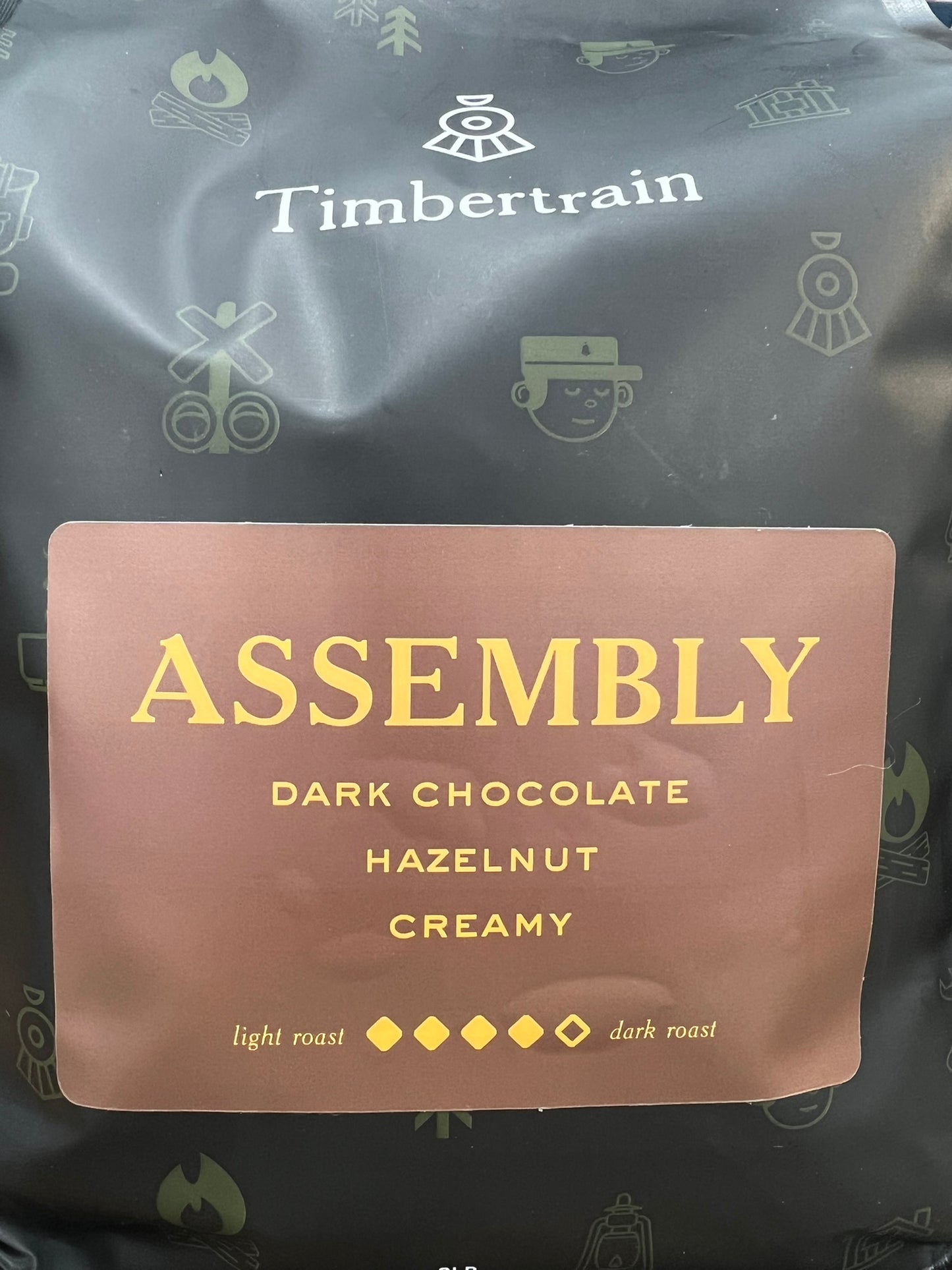 Timbertrain Assembly Roast 2lb - dark chocolate, hazelnut  908g