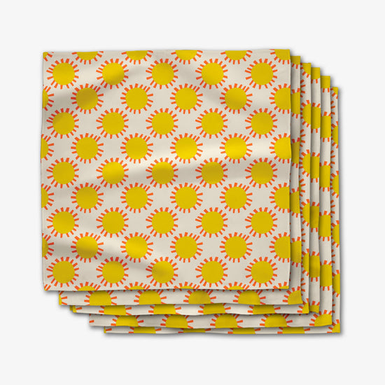 Geometry Sunny Day Dinner Napkin Set (40% off at checkout)