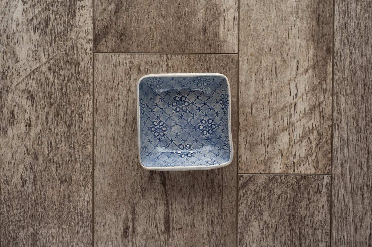 Wonki Ware Ceramics - Square Ramekin Blue