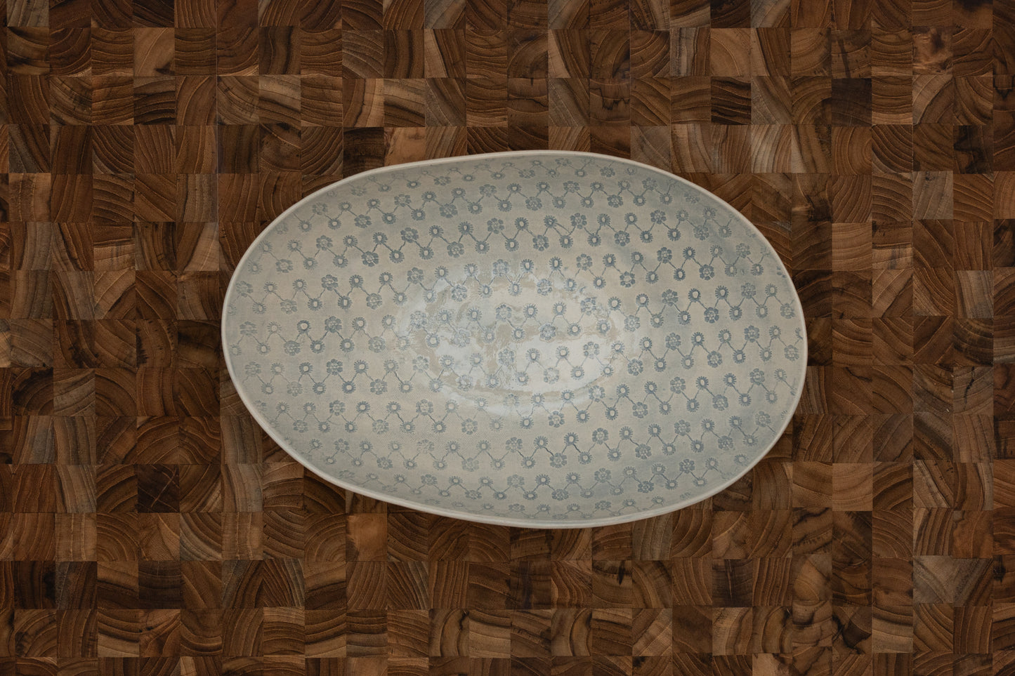 Wonki Ware Ceramics - Oblong Bowl Serveware Warm Grey