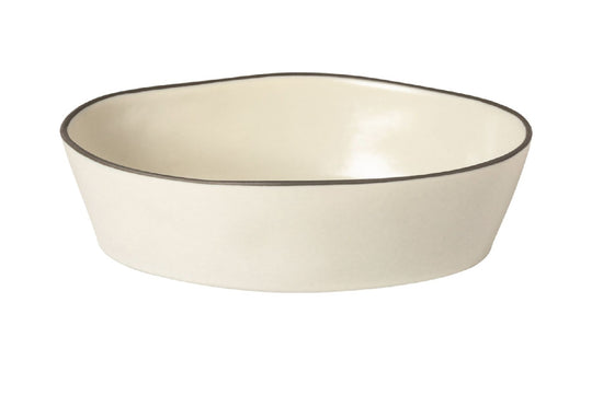 Costa Nova Stacked Organic Oval Baker — Salt