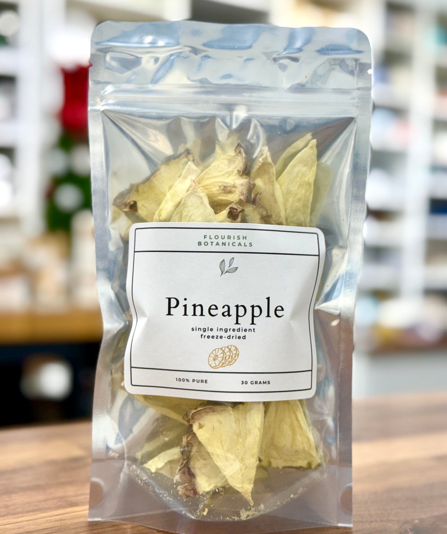 Freeze Dried Pineapple Slices - 30g