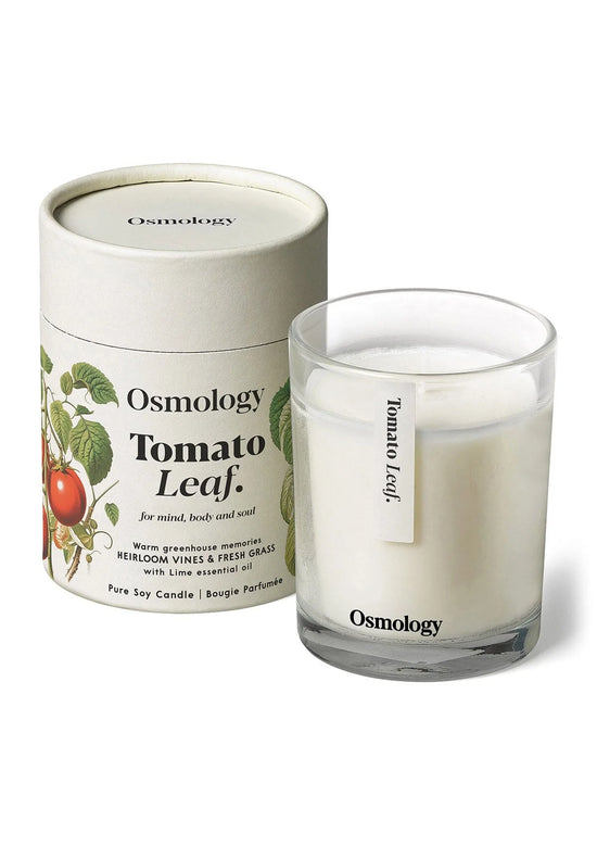 Tomato Leaf 7 oz Tube Candle - Heirloom Vines, Fresh Grass & Lime