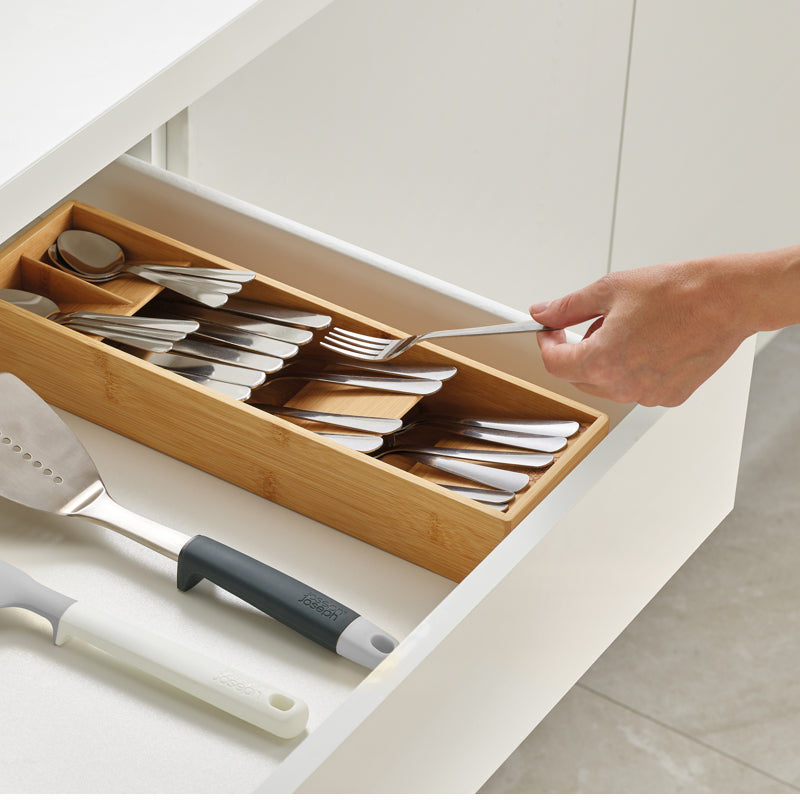 Joseph Joseph Bamboo Compact Cutlery Organizer