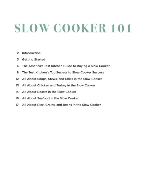 The Complete Slow Cooker From Appetizers to Desserts - 400 Must-Have Recipes That Cook While You Play (or Work) - America's Test Kitchen