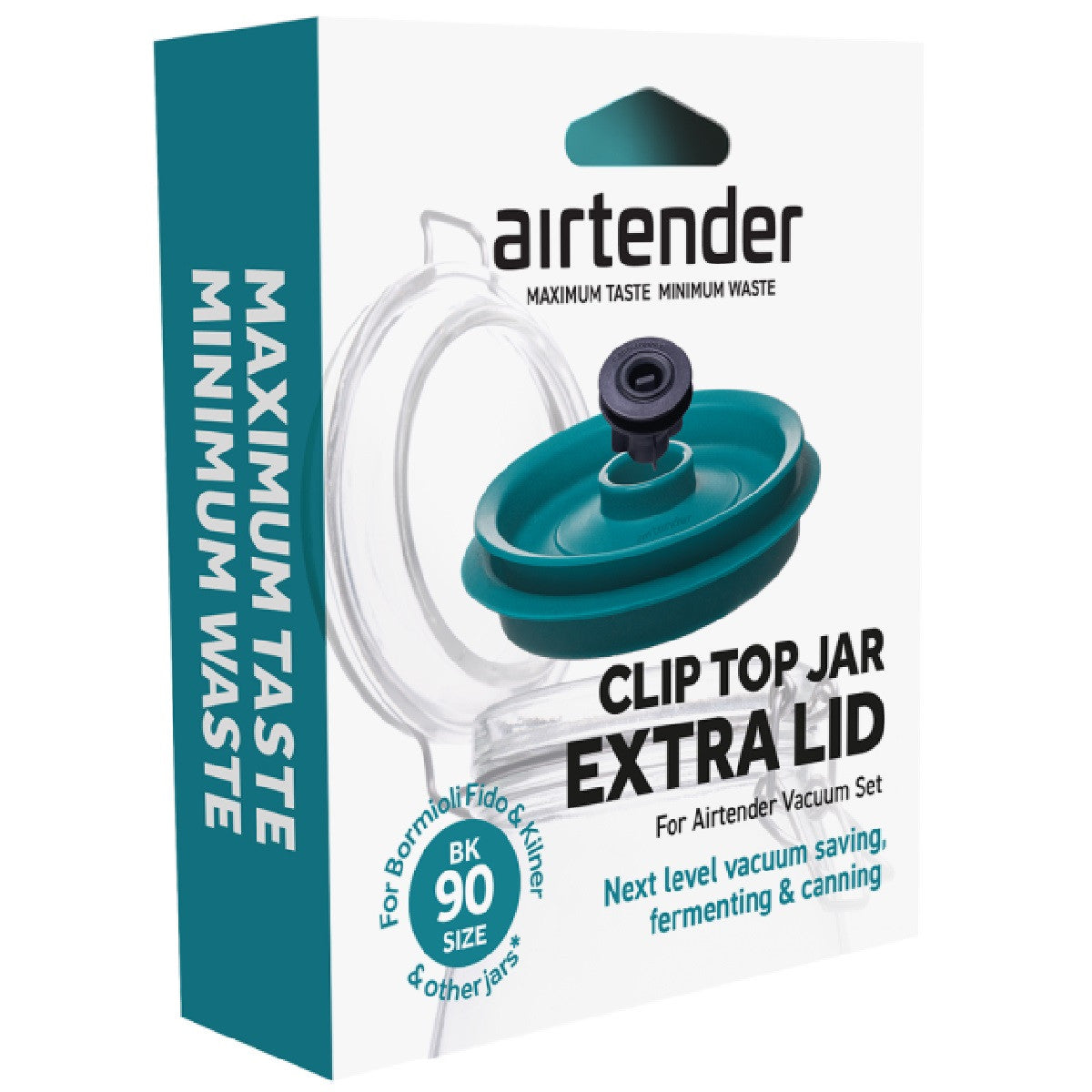 Airtender Vacuum Lid for Clip-Top Jars