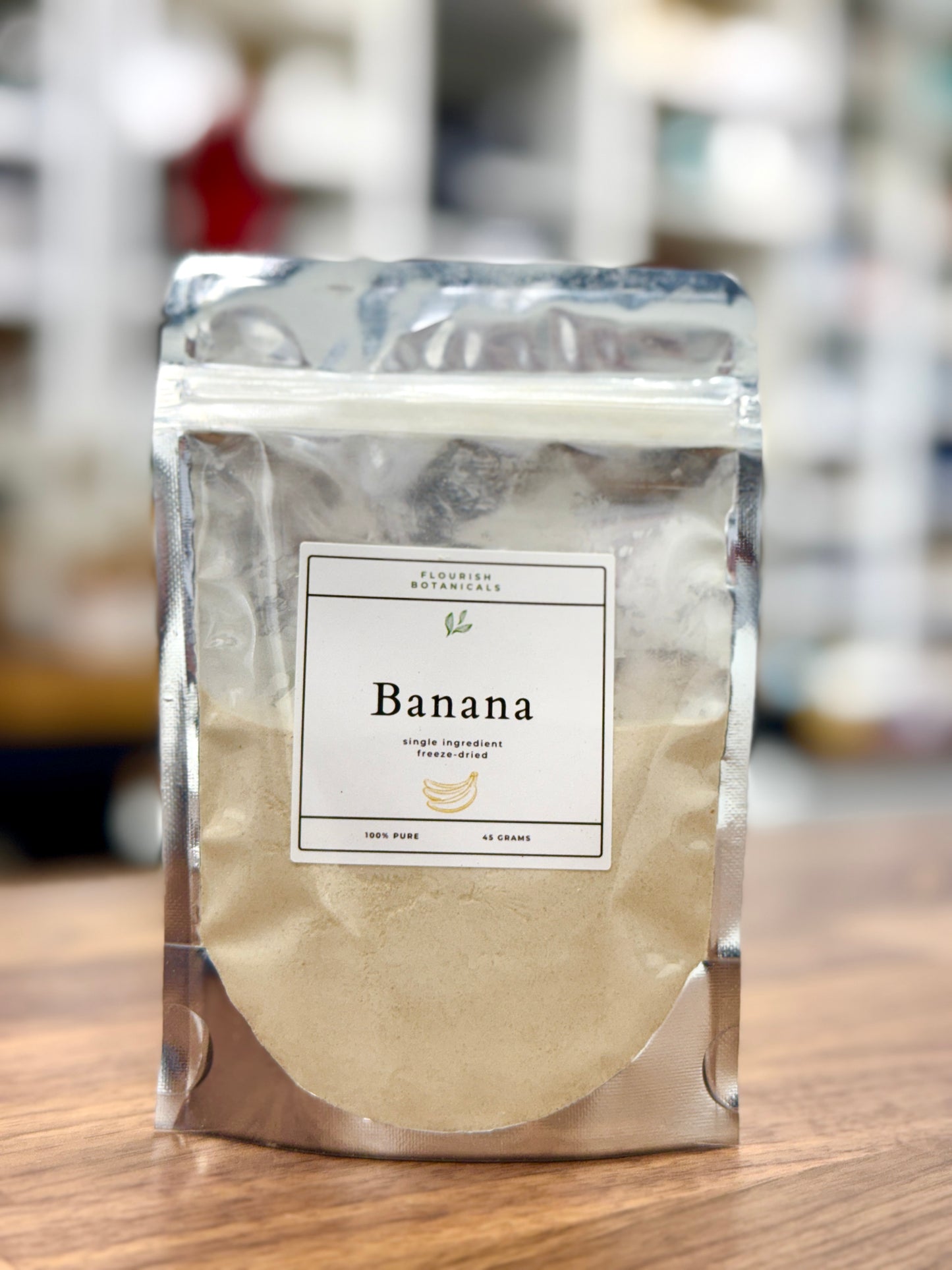 Freeze Dried Banana Powder - 45g - Flourish Botanicals