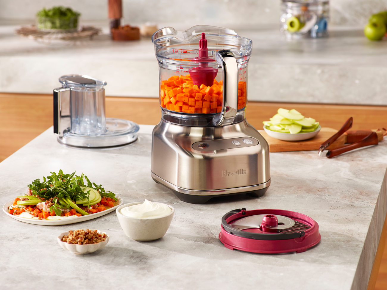 Breville Paradice 12 Food Processor - Brushed Stainless