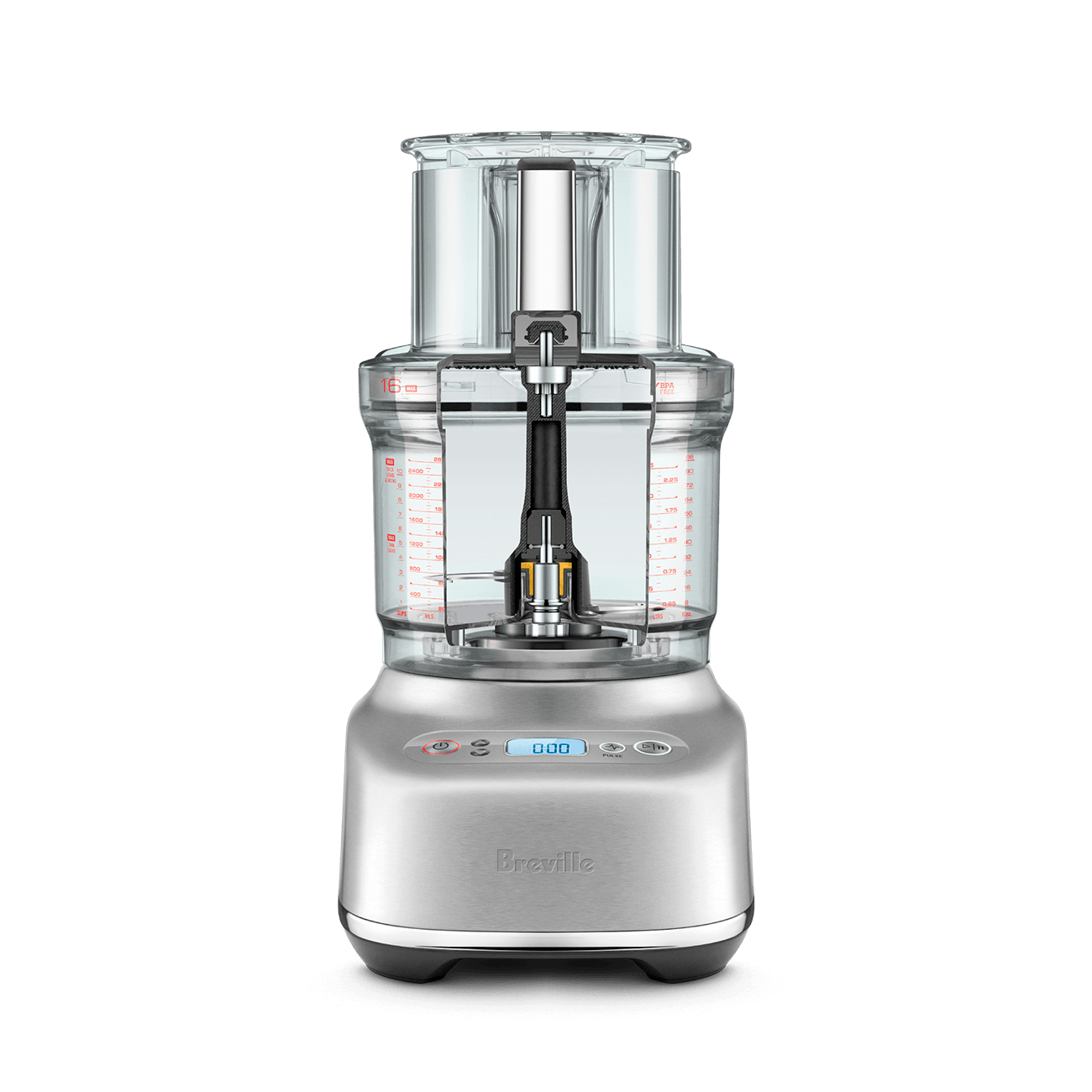Breville Paradice 16 Food Processor - Stainless Steel