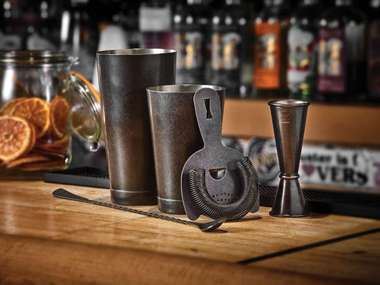 Barfly - 1 x 2 Oz Vintage Japanese Style Jigger Black