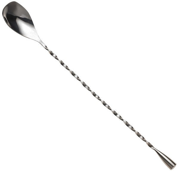 Barfly - 11.8" Stainless Steel Angled Bar Spoon w/Twisted Shaft
