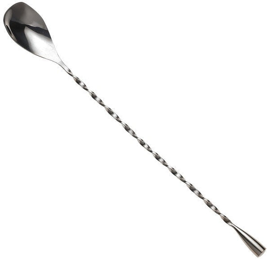 Barfly - 11.8" Stainless Steel Angled Bar Spoon w/Twisted Shaft