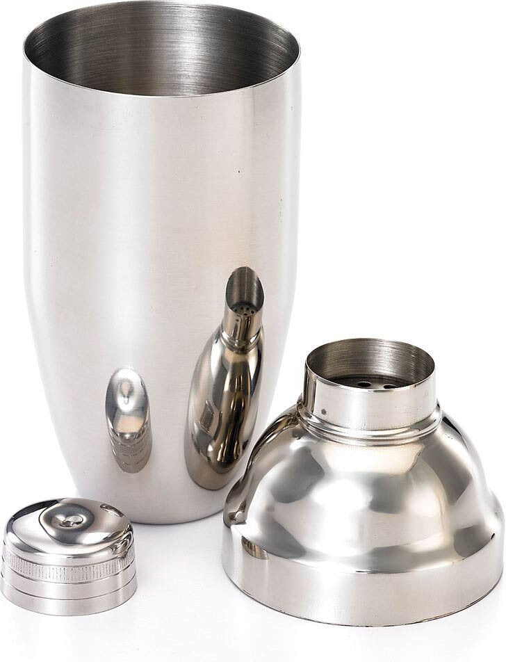 Barfly - Stainless Steel Silver 3pc Japanese Cocktail Shaker 24oz