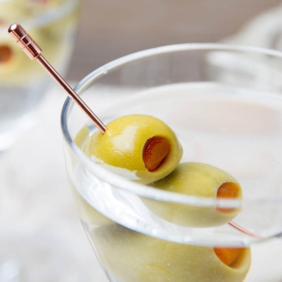 Barfly - Copper Cocktail Pick w/Grove Top Set/12