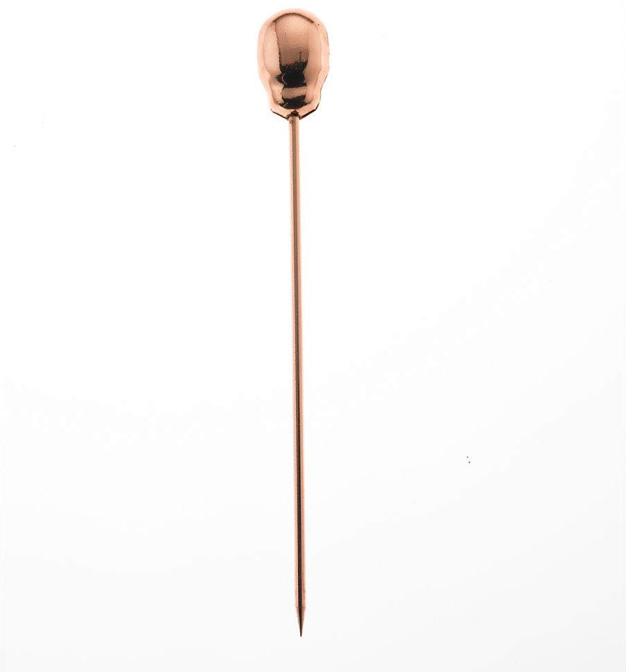 Barfly - Copper Skull Top Cocktail Pick Set/12