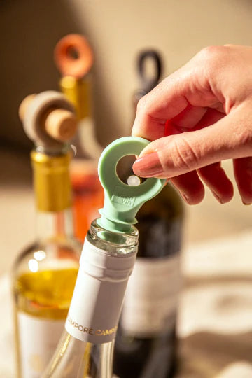 Vacu Vin Loop Bottle Stoppers Set/4