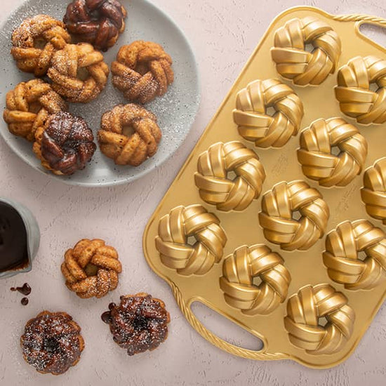 Braided Mini Bundt Pan 75th Anniversary