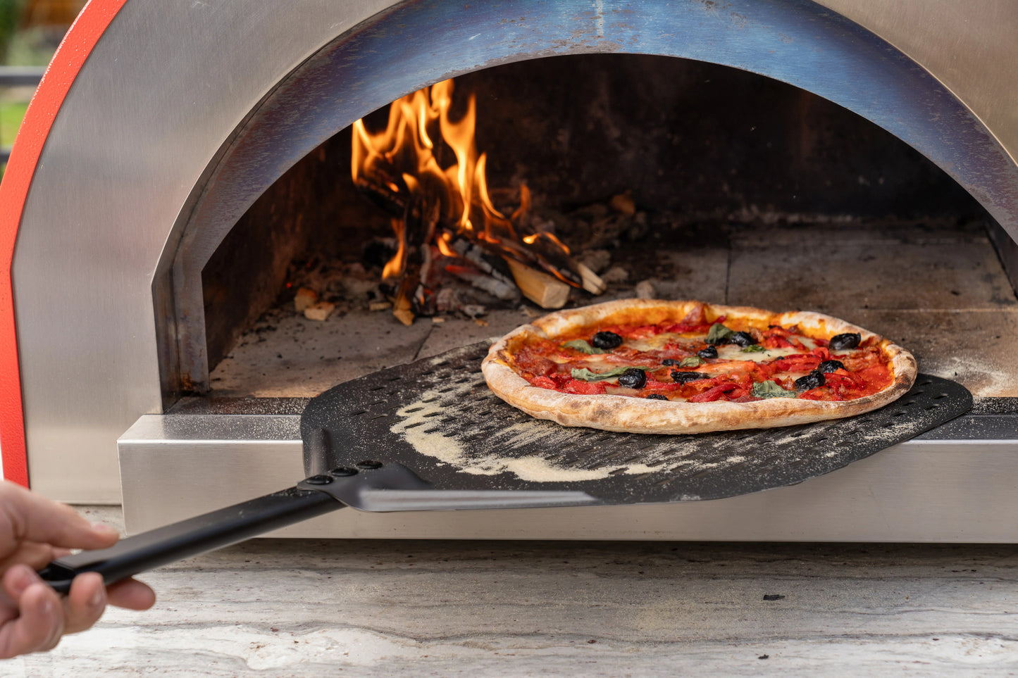 Browne Perforated Pizza Peel 12x14" with 12" Handle
