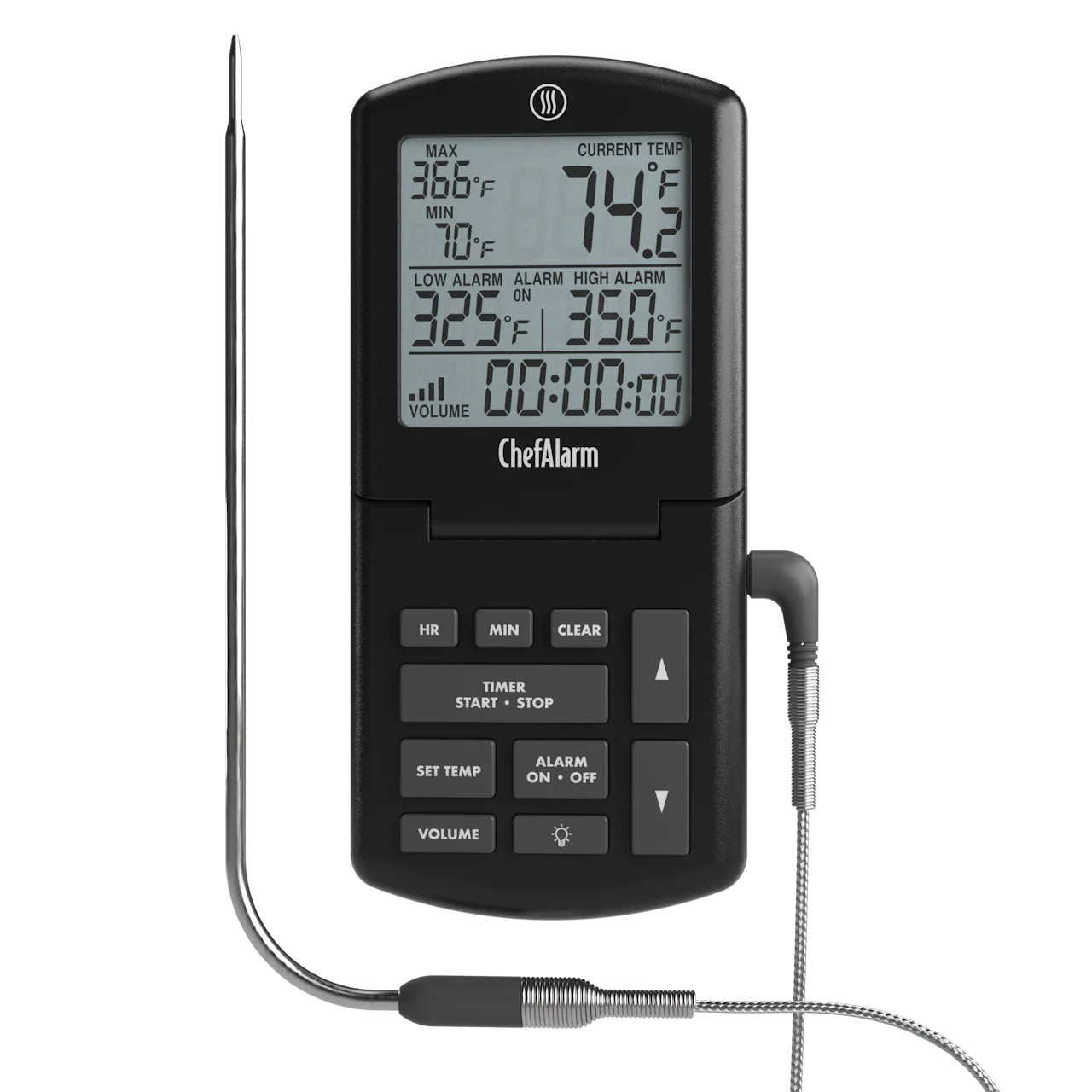 ThermoWorks ChefAlarm Pro Series Probe & Case Black