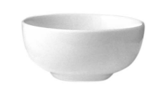 Puddifoot Coupe Butter Dish 2.5in White