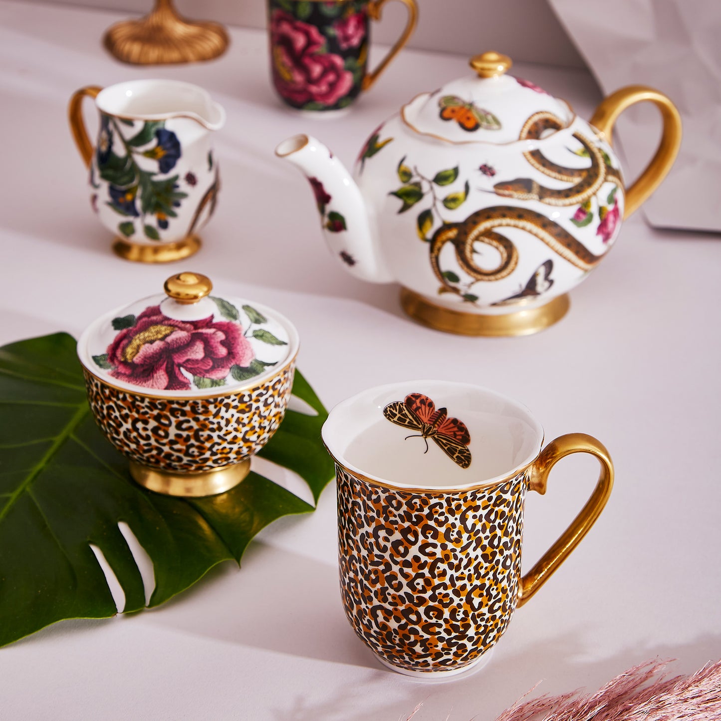 Portmeirion Creatures of Curiosity Mug 12oz - Leopard