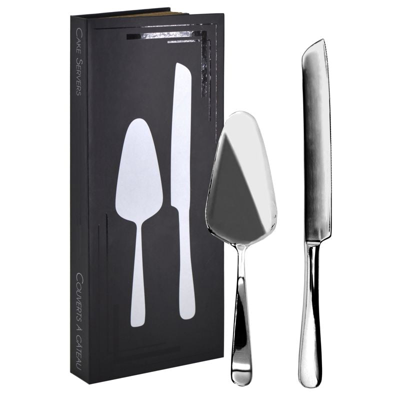 Cake Serving Set — Stainless Steel