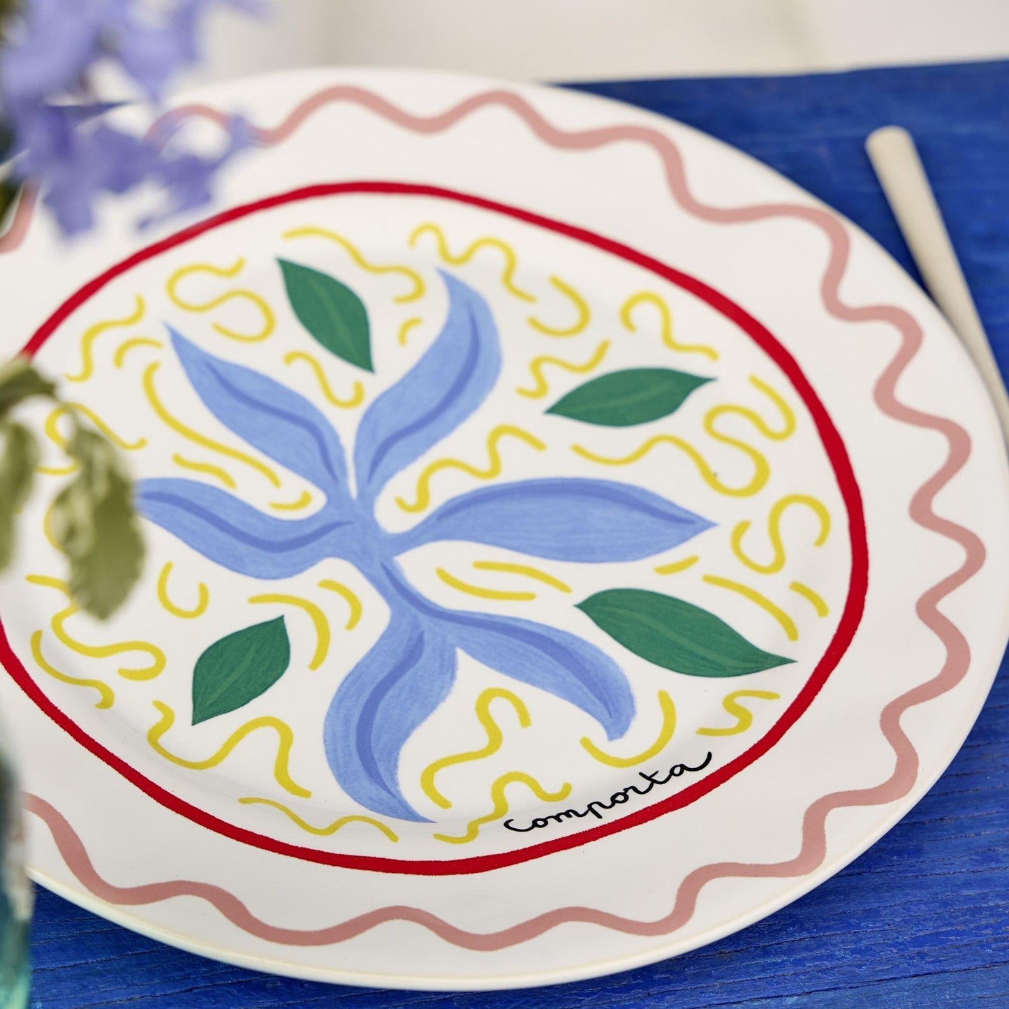 Costa Nova Summer Bliss Dinner Plate - Seaweed (40% off at checkout)