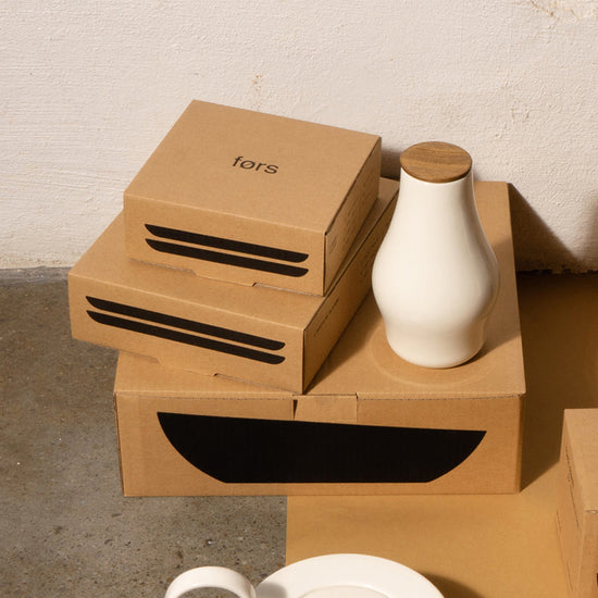 førs medium plate - white (40% off at checkout)
