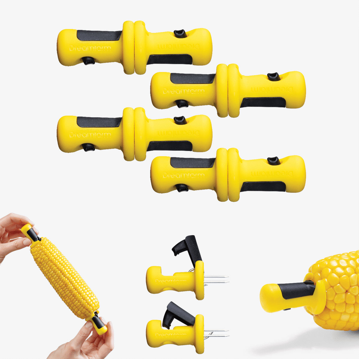 Dreamfarm Lockorns Anchor Lock Cornholder Set/2