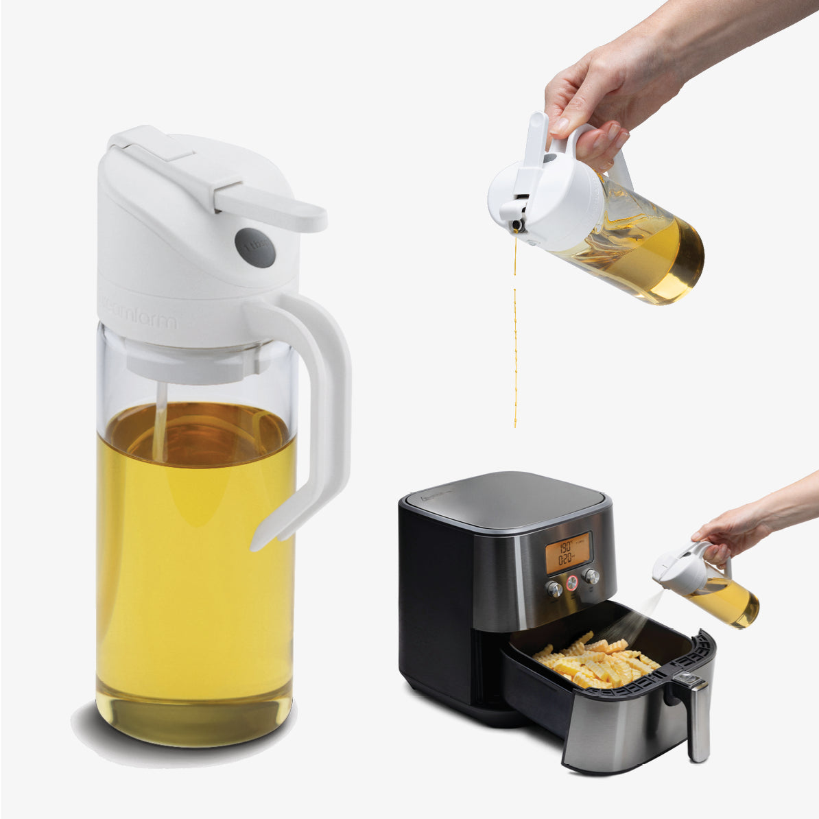 DreamFarm Oileroo Lite - White Lid