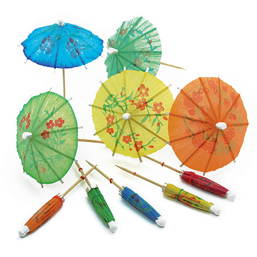 Drink Umbrella Party Picks - 24pk