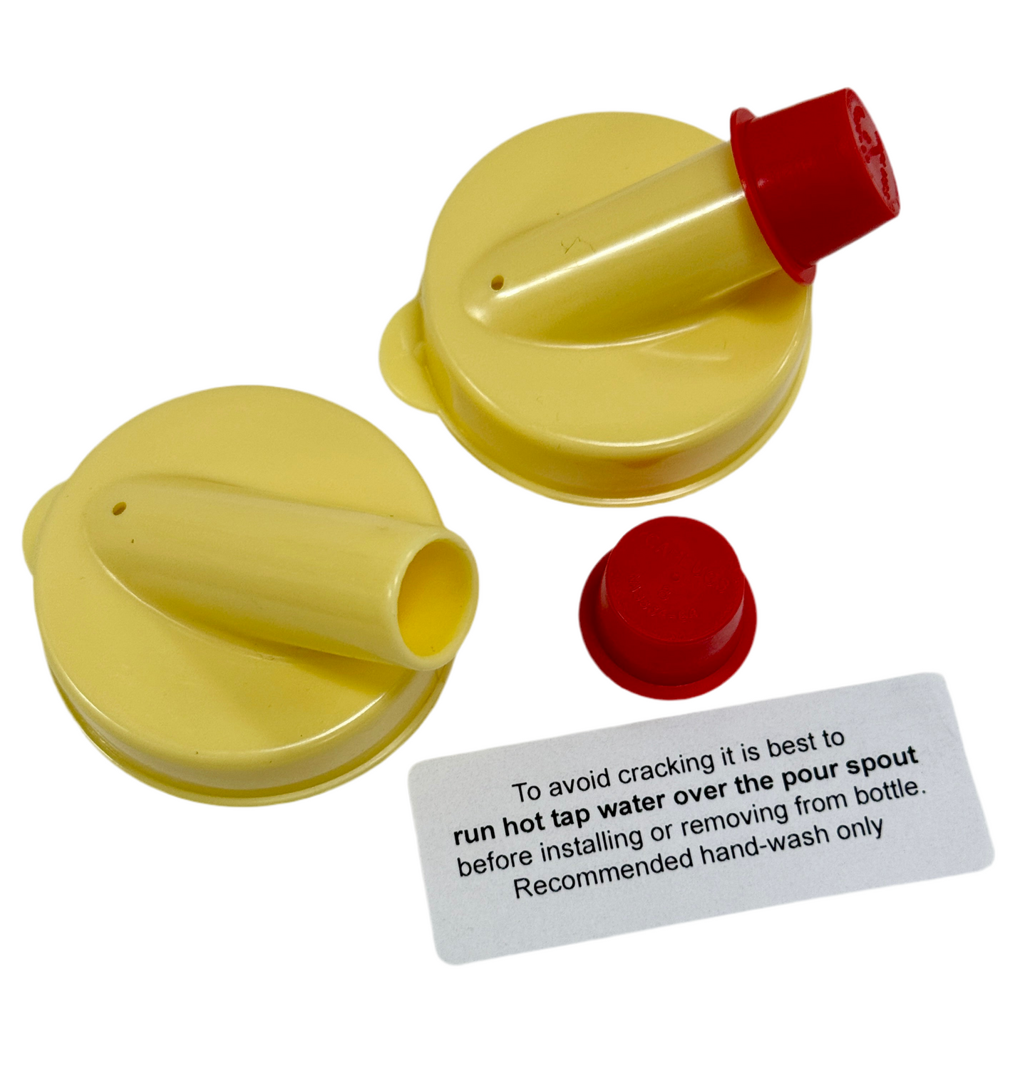 Glass Milk Bottle Pour Spouts - 2pk