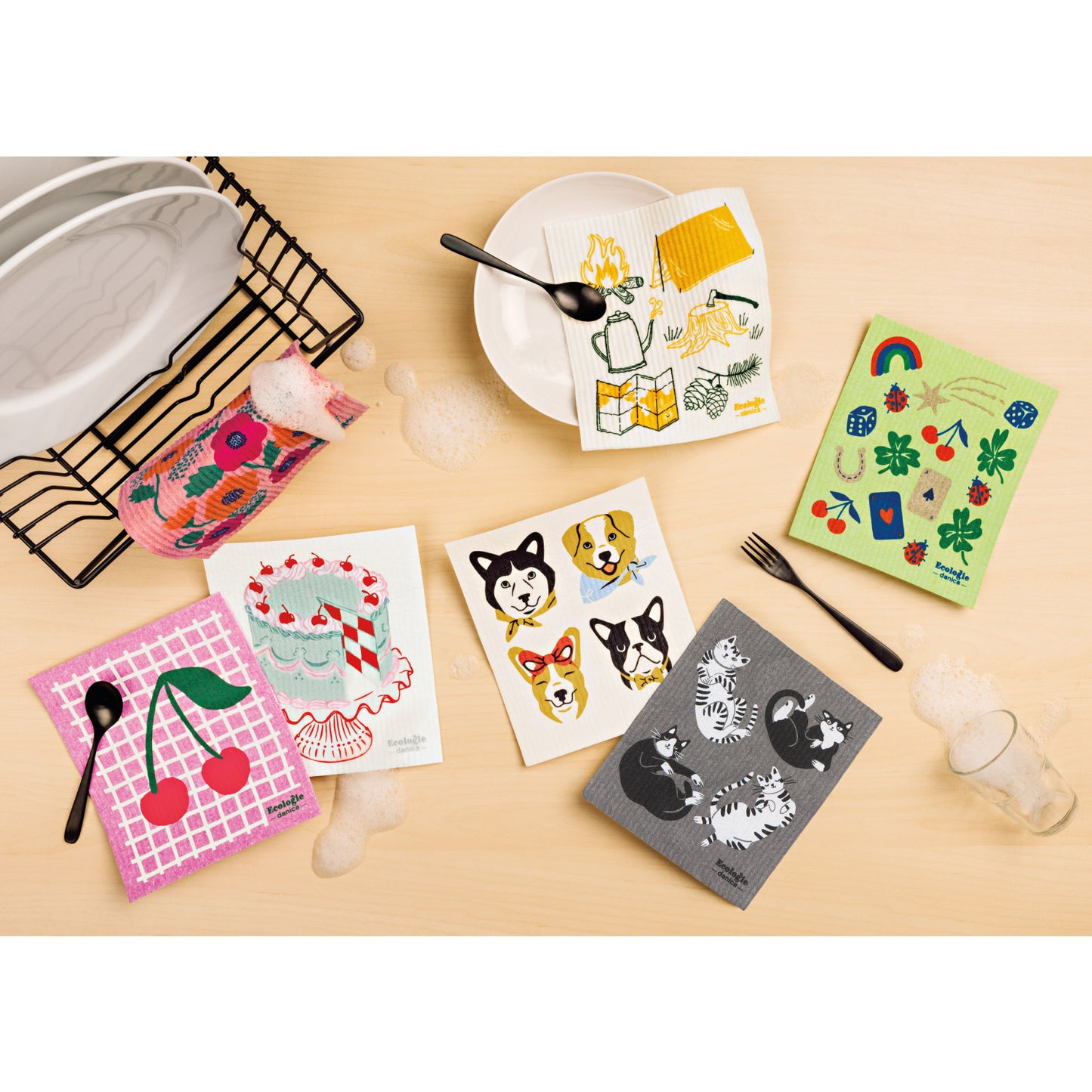 Swedish Dishcloth - Uptown Dogs