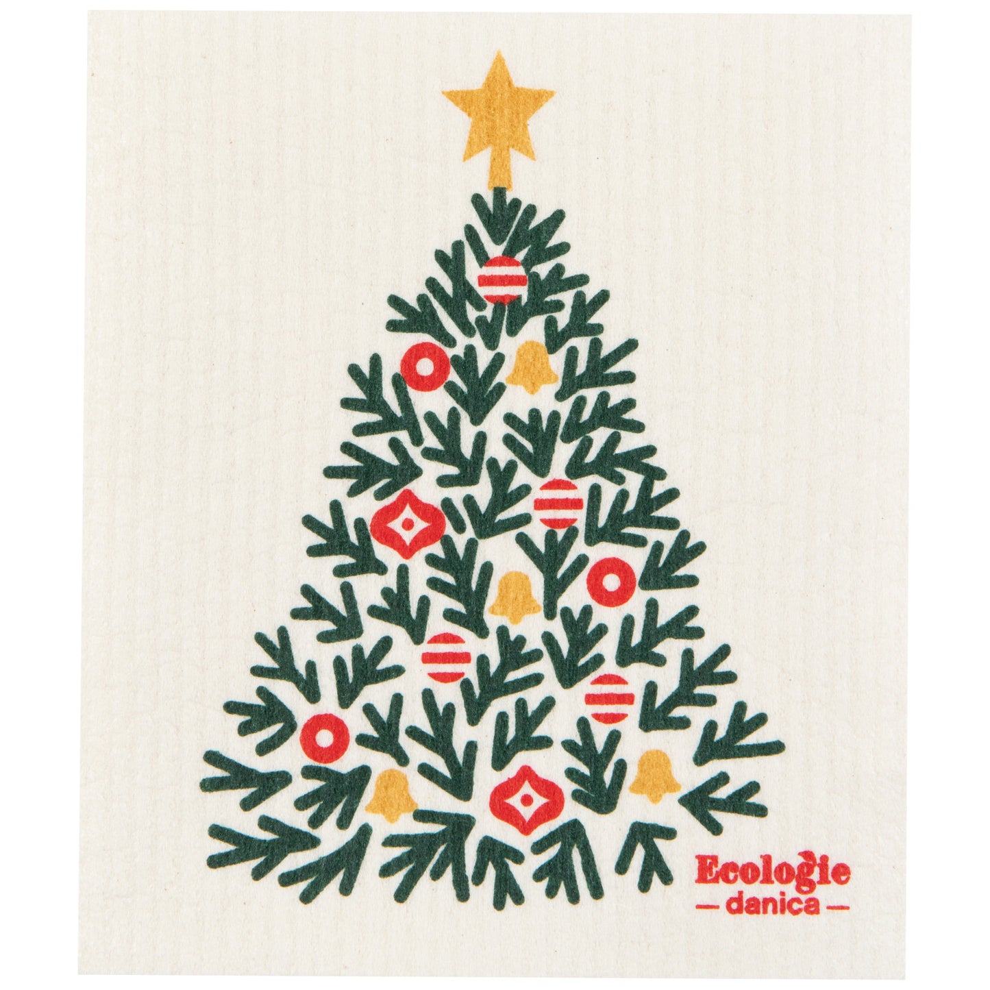 Swedish Dishcloth -  Festive Fir