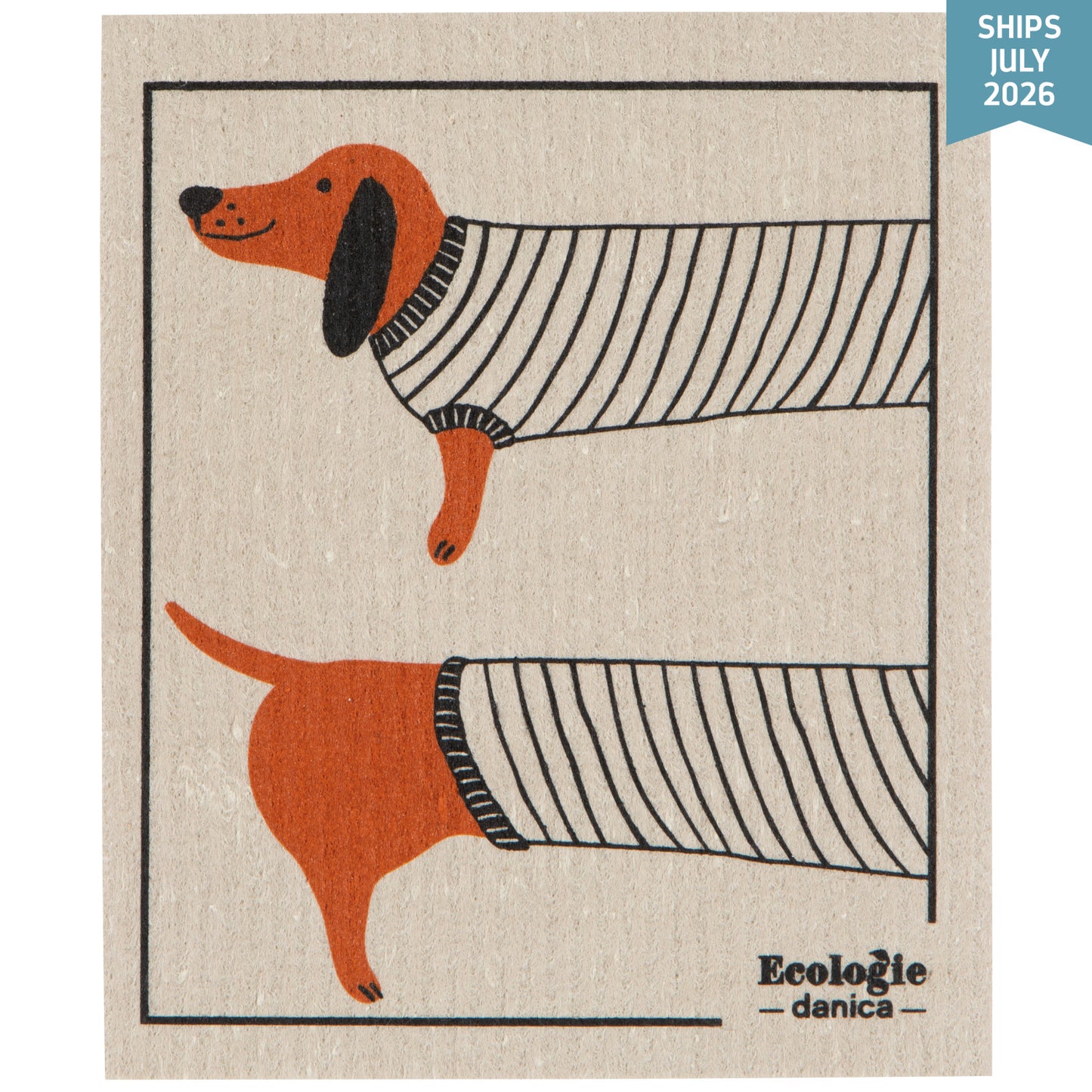 Swedish Dishcloth - Dachshund