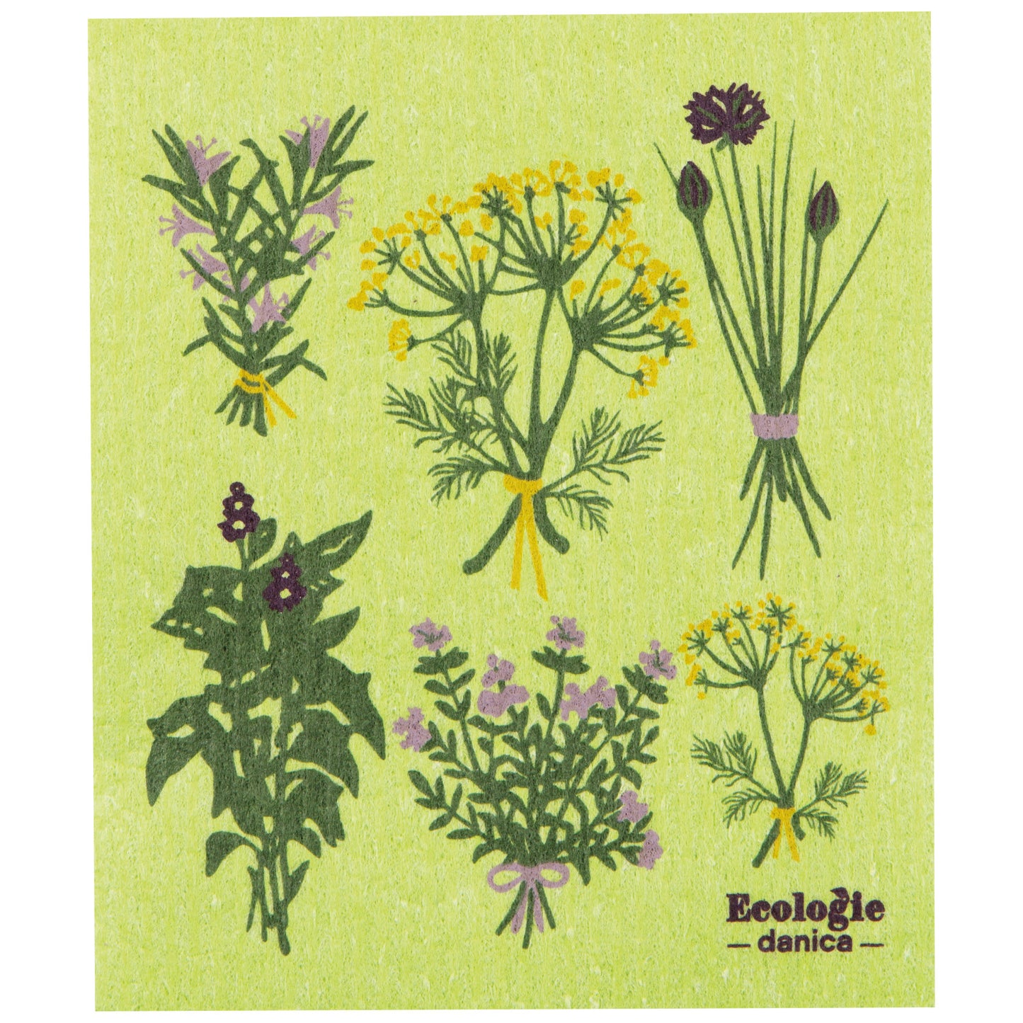 Swedish Dishcloth - Fresh Herbs