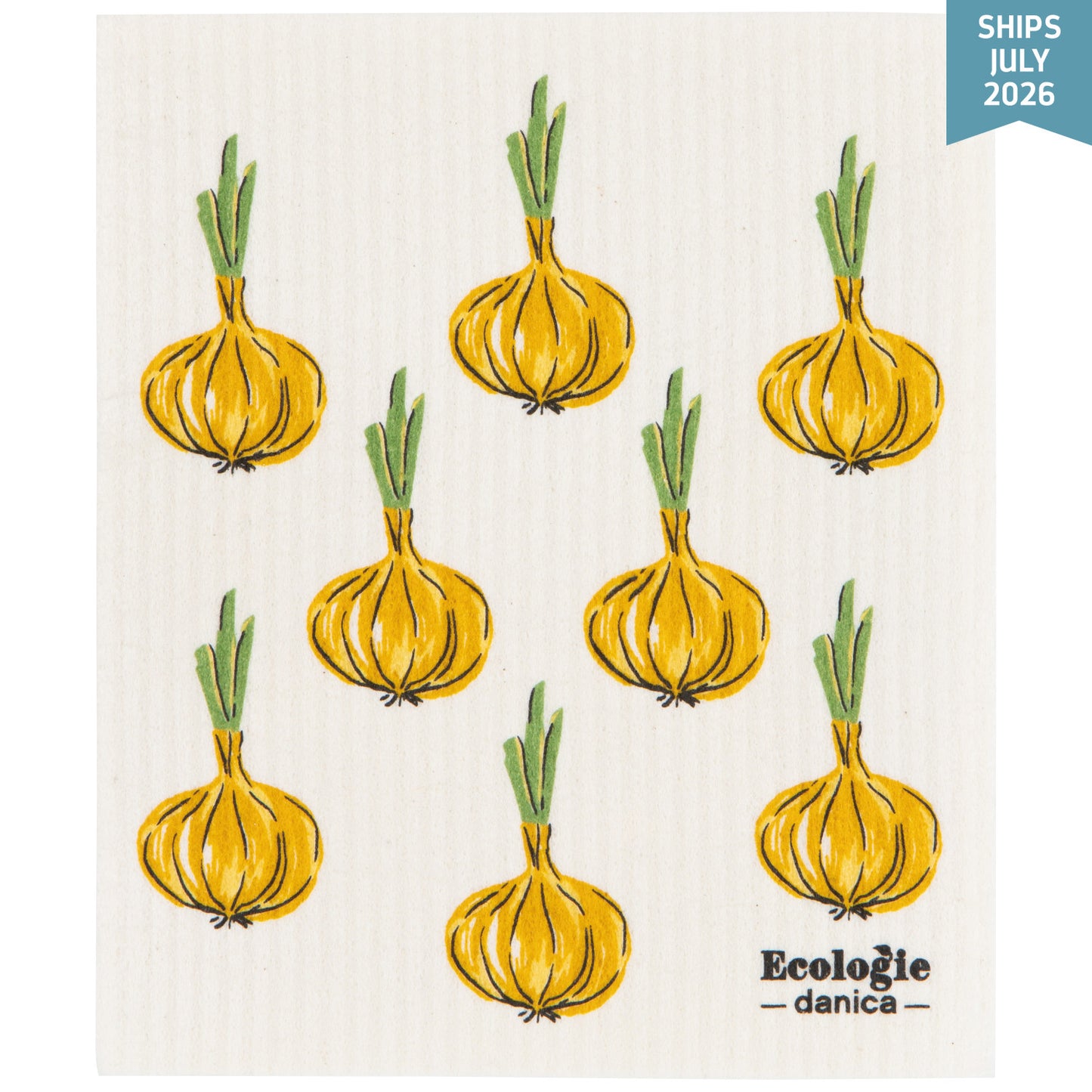 Swedish Dishcloth - Veggie Stand Onions
