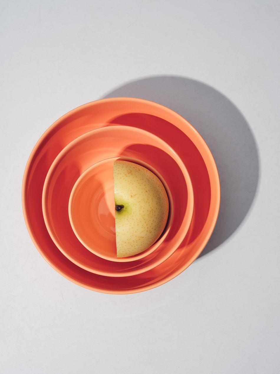 førs large bowl - coral
