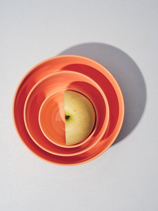 førs large bowl - coral