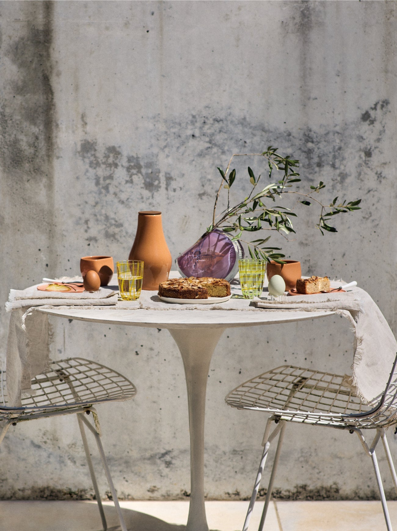 førs studio table runner and napkin set - bone (40% off at checkout)